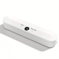 Вакуумный упаковщик SJT-618, 120 Вт, с дисплеем и комплектом из 10 пакетов, 28 см, белый