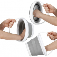 Складное силиконовое ведро 5 л, 691