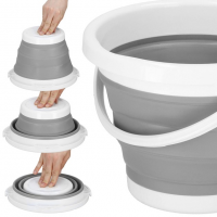 Складное силиконовое ведро 5 л, 691