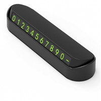 Табличка с номером телефона  (автовизитка), на торпедо автомобиля, 13×3,5×2,5 см