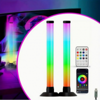 Светодиодные RGB панели, настольная лампа с музыкальной синхронизацией, 2 шт.