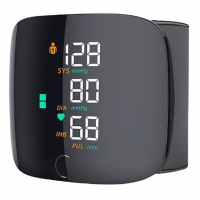 Тонометр на запястье с LED-дисплеем и аккумулятором, автоматический цифровой