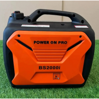 Инверторный бензиновый генератор POWER ON PRO BS2000I, 1.8 кВт, 5.5 л, ручной запуск