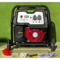 Бензиновый генератор B-ION RD4000, 4.0 кВт, 16 л, ручной запуск, 7 л.с.