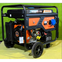 Бензиновый генератор POWER ON BS6500, 5.5 кВт, 23 л, 16 л.с., ручной запуск
