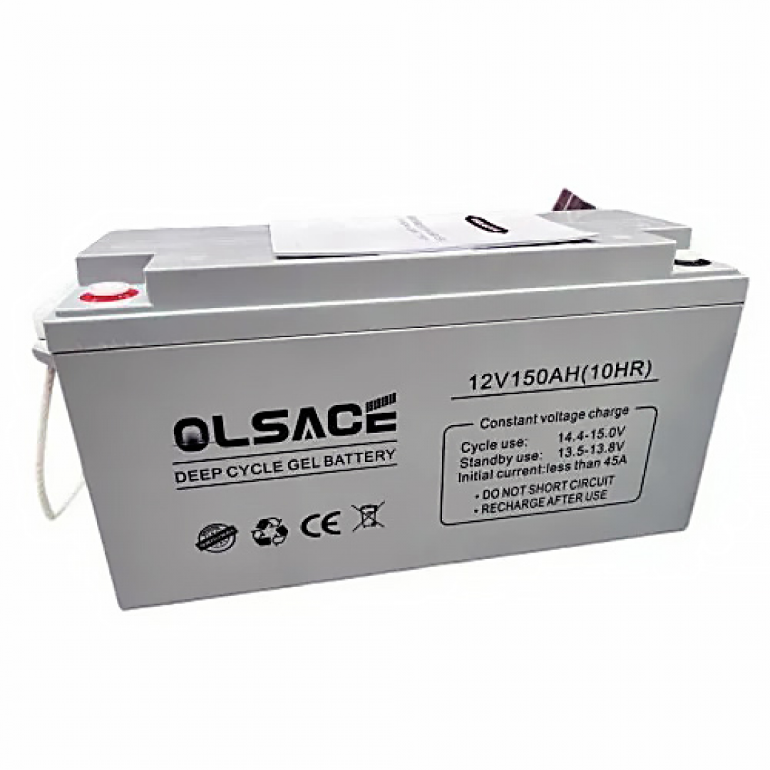 Гелевый аккумулятор OLSACE 12V 150Ah Гелевый аккумулятор OLSACE 12V 150Ah