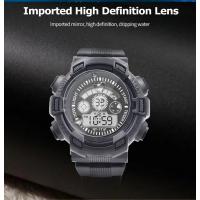 Мужские спортивные водонепроницаемые часы (Shock Resistant, Dual Time, LED Backlight, 30M Waterproof)