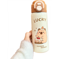 Термос с поильником и трубочкой FXD-7779, 500 мл, детский