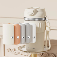 Термочашка с трубочкой BW1960, 440 мл Термочашка с трубочкой BW1960, 440 мл