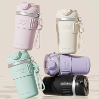 Термочашка с трубочкой BW1960, 440 мл Термочашка с трубочкой BW1960, 440 мл