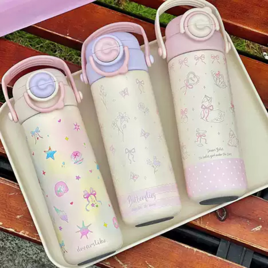 Термос с поильником и трубочкой TB2025-5003, 500 мл, детский Термос с поильником и трубочкой TB2025-5003, 500 мл, детский