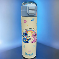 Термос с поильником и трубочкой D-2044, 520 мл, детский дизайн «Stitch»