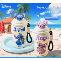 Термостакан с трубочкой Stitch / Angel J6Y6617, 350 мл