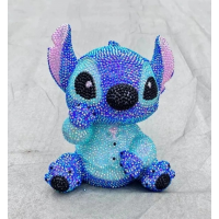 Алмазная мозаика «Стич» 25-617 (фиолетовая / розовая)