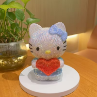 Алмазная мозаика «Hello Kitty с сердцем» 25-618