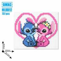 Мозаика на доске BRICKS DB012, 737 деталей, 240×200 мм