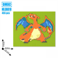 Мозаика на доске BRICKS «Charizard», 455 деталей, 240×200 мм DB018