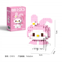 Конструктор BRICKS Hello Kitty «Мелоди» 7×5×2 см C1015