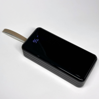 Повербанк 60000 mAh, 4×USB, Micro-USB, USB-C, Lightning, Black