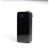 Повербанк 60000 mAh, 4×USB, Micro-USB, USB-C, Lightning, Black