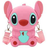 Детская сумочка «Стич» (розовый, синий) 14×10×6 см  25-517