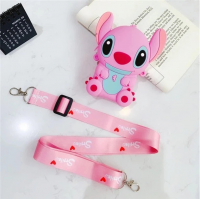 Детская сумочка «Стич» (розовый, синий) 14×10×6 см  25-517