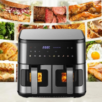 Аэрогриль Crownberg CB-5556 с двумя чашами, 11 л