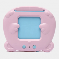 Детский планшет "Мишка" с карточками для изучения Английского языка 510 слов, розовый