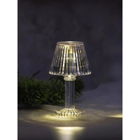 Светодиодный декоративный ночник LED Candel, 12×6 см, прозрачный