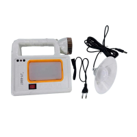 Переносной светодиодный фонарь FA-6807 на солнечной панели с лампочкой