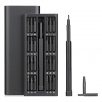 Набор отверток в металлическом футляре с 48 магнитными микробитами