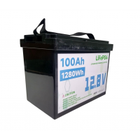 Аккумулятор LiFePO4 12.8 В, 100 А·ч, 1280 Вт·ч Аккумулятор LiFePO4 12.8 В, 100 А·ч, 1280 Вт·ч