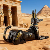 3D-конструктор «Египетский пёс Фараона» с подвижными частями, 1208 деталей (7066) 3D-конструктор «Египетский пёс Фараона» с подвижными частями, 1208 деталей (7066)