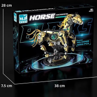 3D-конструктор «Механический конь», 1055 деталей, с подвижными элементами (13088) 3D-конструктор «Механический конь», 1055 деталей, с подвижными элементами (13088)