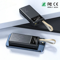 Внешний аккумулятор 20000 мАч, фонарик, 2USB (20549)