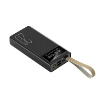 Внешний аккумулятор 20000 мАч, фонарик, 2USB (20549)