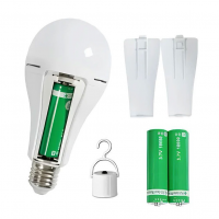 Аварийная светодиодная лампа  3920, 20 Вт, E27, 2*18650 аккумулятора