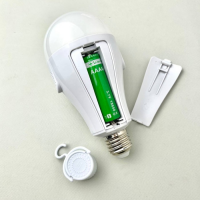 Аварийная светодиодная лампа  3920, 20 Вт, E27, 2*18650 аккумулятора