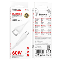 Кабель Borofone BX121, USB Type-C / USB Type-C, 60 Вт, 1 м
