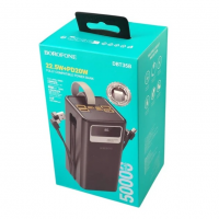Повербанк BOROFONE DBT 35B, 50000 mAh,  22,5 Вт, фонарик
