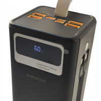 Повербанк BOROFONE DBT 35B, 50000 mAh,  22,5 Вт, фонарик