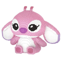 Конструктор Magic Blocks №1081 "Лило и Стич" Ангел 50 см, 12 000 деталей