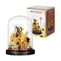 Конструктор «Подсолнухи с пчёлками под колбой» 2280-P, 548 деталей