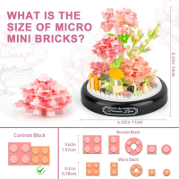 Конструктор «Гвоздики под колбой» 1288-P, 574 детали