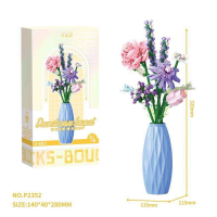 Конструктор «Голубая ваза с цветами» 2352-P