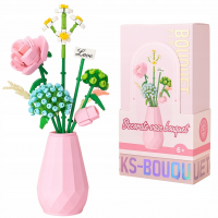 Конструктор «Розовая ваза с цветами»