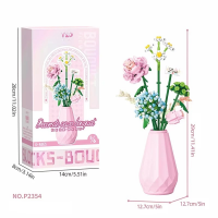 Конструктор «Розовая ваза с цветами»