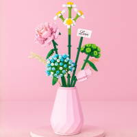 Конструктор «Розовая ваза с цветами»