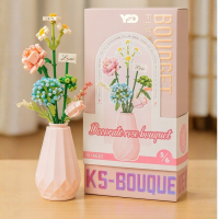 Конструктор «Розовая ваза с цветами»