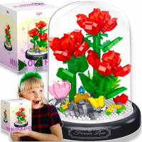 Конструктор «Весенние розы под колбой» 2370-P, 684 детали